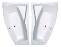 Badewanne Eva 160/170x100x47