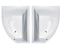 Badewanne Tabea L/R 170x130x50