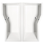 Badewanne Vera 160x85/70x47