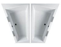 Badewanne Dover 180x130x52